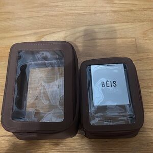 BÉIS Maple Travel Cosmetic Case Set